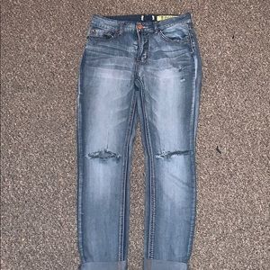 cute skinny ripped jeans